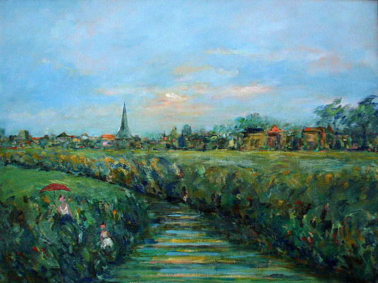 A morning stroll 18x24 inches UNAVAILABLE