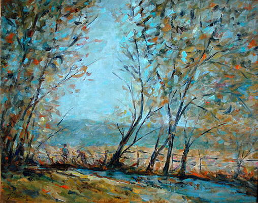 A fall landscape 24x30 inches