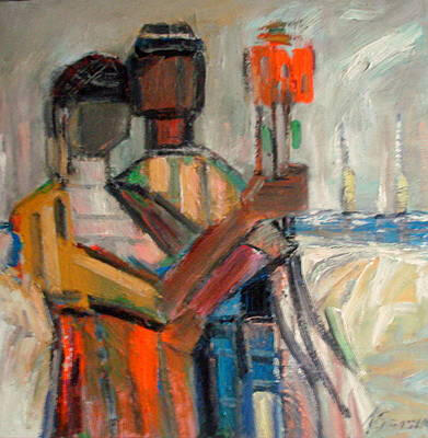 les fleurs de l'ete 24x24x0.75 inches