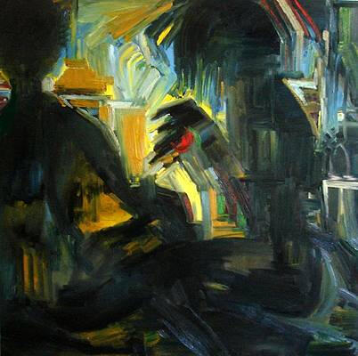 In the garden of Eden 36x36x1.5 inches